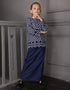 KIDS BAJU KURUNG KEDAH MADELYN (NAVY BLUE)